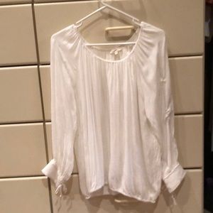 Beautiful off white blouse with lovely details